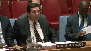 Выступление зампостпреда России при ООН Сафронкова в Совбезе ООН