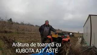 ARĂTURA DE TOAMNĂ CU KUBOTA A17 ASTE