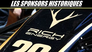 LES SPONSORS HISTORIQUES DES ÉQUIPES F1