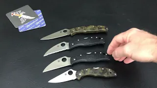Spyderco RockJumper Quick View and Side by Sides