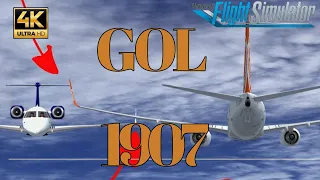 GOL 1907 - Simulação do ACIDENTE 4k | RTX 4090