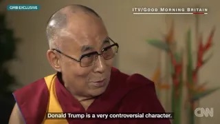 Watch the Dalai Lama impersonate Donald Trump