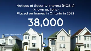 Ontario looking to make it harder for companies to place "surprise" liens on homes