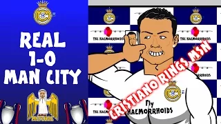 Real Madrid vs Man City 1-0 (Ronaldo Phones MSN Champions League 15-16 Cartoon Semi-Final)