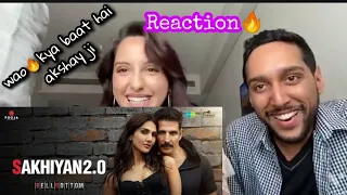 Sakhiyaan 2.0 reaction video by Nora fatehi | Akshay kumar bell bottom song reaction maninder buttar