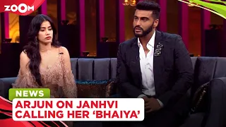 Arjun Kapoor opens up on his reaction to Janhvi Kapoor calling him 'Bhaiya'