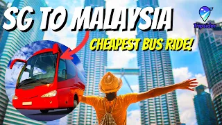 MOST CHEAPEST WAY TO TRAVEL FROM SINGAPORE TO KUALA LUMPUR MALAYSIA | TRAVEL VLOG