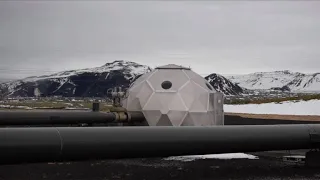 Iceland turns carbon dioxide to rock to clean the air