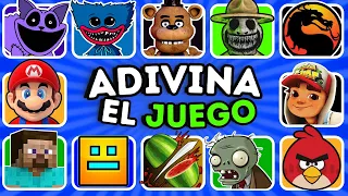 Adivina El JUEGO Por La Canción😃🎶Poppy Playtime💙Fnaf🐻Minecraft💚 Mario Bros, Angry Birds ❤️Zoonomaly😺