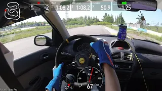 Peugeot 206 GTI DniproKART onboard (UTAS stage 1)