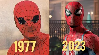 Spider man evolution from 1977 to 2023 | Mr Evolution