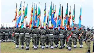 Quickest Parade match-past of Joint Ugandan Forces; UPDF, POLICE, PRISONS & UWA on Tarehesita Day