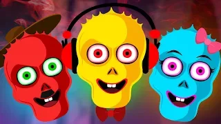 OS ESQUELETOS COLORIDOS DIVERTIDOS! | Músicas Divertidas | Casa Teehee