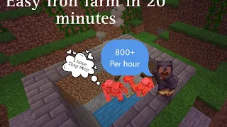 Real bedrock Iron farm