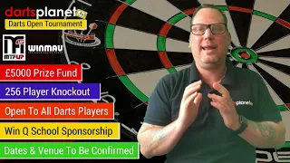 £5000 DARTS PLANET TV OPEN TOURNAMENT - OPEN TO ALL PLAYERS