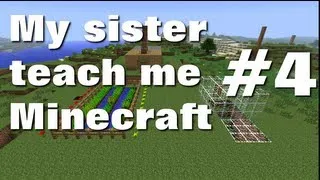 My sister teach me Minecraft - Part 4: How do you make a sword? (svenska)