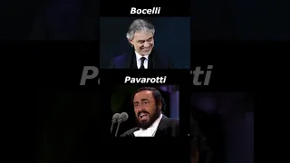 Bocelli vs Pavarotti #shorts #short #nessundorma #bocelli #pavarotti