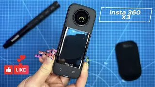 ASMR Unboxing the Insta360 X3 🎥