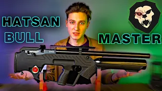 ОБЗОР Пневматическая винтовка Hatsan Bull Master 5.5 мм (Bullpup, полуавтомат, пластик)