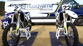 2016 Husqvarna FC450 versus Husqvarna FC350 - Motocross Action Magazine