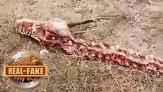 Real or Fake? Dragon Skeleton Found in Real Life + more