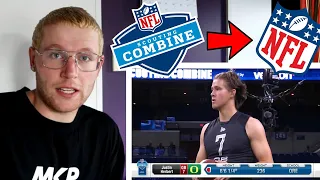 Rugby Player Reacts to The 2020 NFL Scouting Combine Best Of QUARTERBACK Workouts!