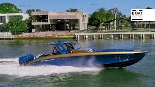 [ENG] MIDNIGHT EXPRESS 43 OPEN - 4K Review in Miami - The Boat Show