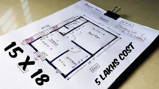 15 x 18 home design II 15*18 GHAR KA NAKSHA II 15 X 18 SQFT HOUSE PLAN