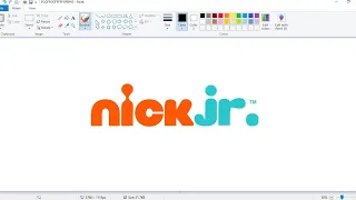 How to draw Nick Jr Logo in MS Paint | MS Paint Drawings | Nick Jr Logo Drawing