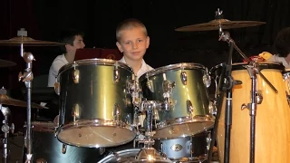 Drum solo - Drummer Daniel Varfolomeyev 10 years