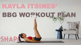Kayla Itsines' At-Home BBG Weekly Workout Plan | At Home Workout | SHAPE