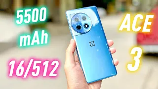 Trên tay OnePlus ACE 3: Đu được Mi 13 Pro? 16/512 giá giật mình. Khung Kim loại, Pin 5500 mAh !