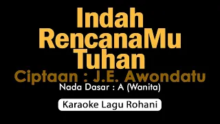 INDAH RENCANA-MU TUHAN Gloria Trio | Karaoke Lagu Rohani Nada Wanita