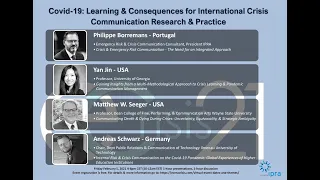 Crisis2021, Covid 19 Learning and Consequences for International Crisis Communication Practice