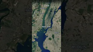 New York City Evolution 1984 - 2023 | NYC Timelapse #shorts