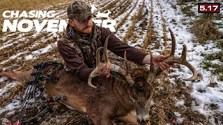 Wide Buck at 10 Yards | Self-Filmed Kansas Brute | Chasing November