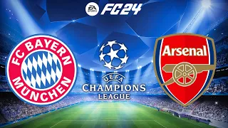 FC 24 | Bayern Munchen vs Arsenal - UCL UEFA Champions League Quarter-Final - PS5™ Gameplay