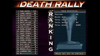 Death Rally (I Live to Ride) Speedrun 19:25 (Windows)