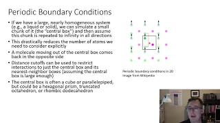 Molecular Simulations Part 1: Molecular Dynamics and Monte Carlo