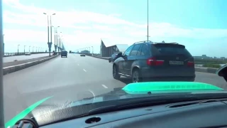 Green Forester vs Black BMW X5 бумер валит !