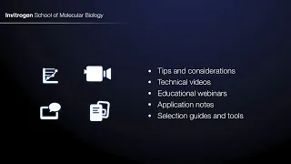 Educational resources for molecular biology