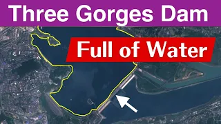 Three Gorges Dam ● dangerous ! Full of Water ● Oct 23 2023  ● Flood , China Latest information