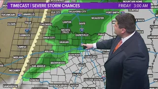 DFW Weather: Thunderstorm chances along with severe weather return later this week