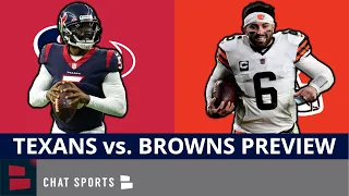 Texans vs. Browns Preview & Prediction: 3 Keys To Victory For Houston To Improve To 2-0