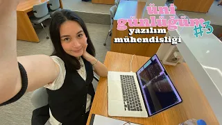 Üniversite günlükleri 👩🏻‍💻💌| okulda 3 gün, bol ders, sohbet