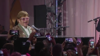 ROCKETMAN: SPECIAL EVENTS ELTON AND TARON PERFORM TOGETHER