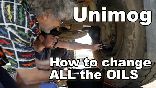 UNIMOG, how to change all the oils