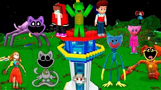 ALL SCARY MONSTERS FROM Poppy Playtime vs Paw Patrol Security House JJ and Mikey Chapter 3 Maizen