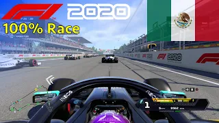 F1 2020 - Let's Make Hamilton 7x World Champion #20: 100% Race Mexico