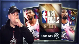 NBA LIVE MOBILE 19 NBA FINALS CONTENT! 106 FINALS MASTER| NBA FINALS PACK OPENING!!